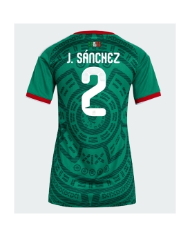 Billige Fotballdrakt Mexico Jorge Sanchez #2 Replika Hjemmedrakt Dame VM 2026 Kortermet Billige Fotballdrakt Mexico Jorge Sanchez #2 Replika Hjemmedrakt Dame VM 2026 Kortermet